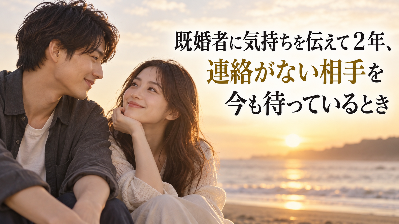 既婚者に気持ちを伝えて２年、連絡がない相手を今も待っているとき